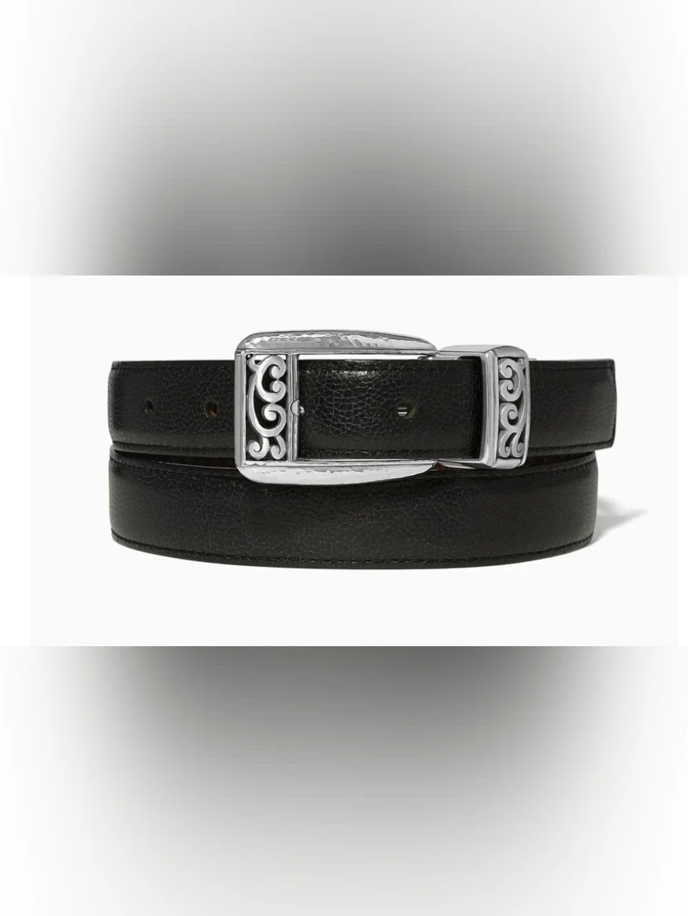 Brighton Mantilla Reversible Belt Black/Brown 40